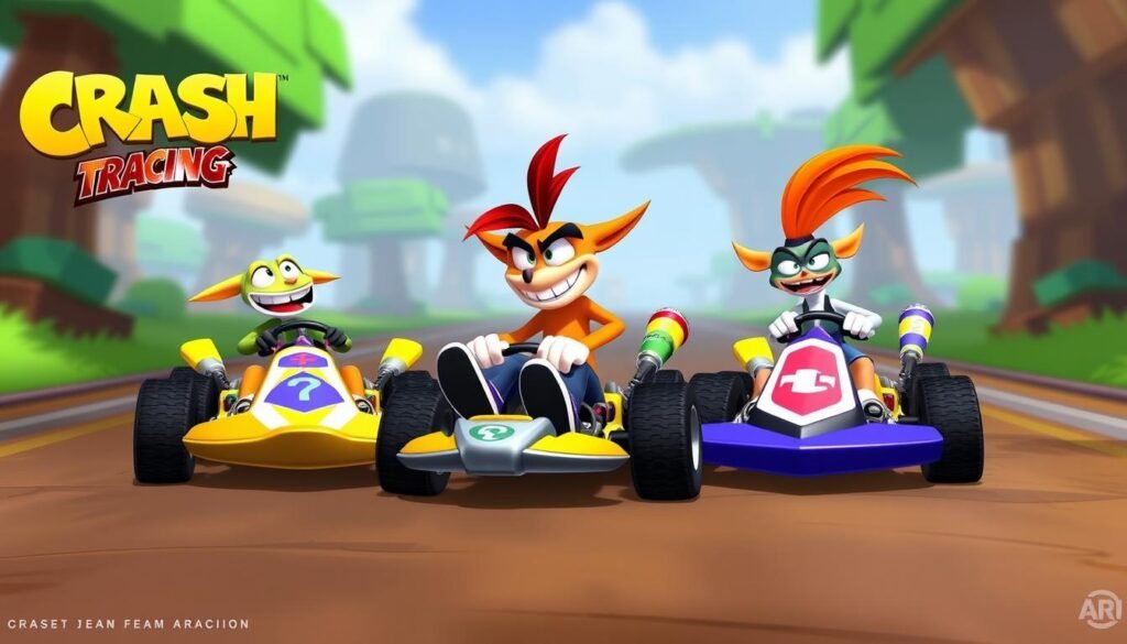 rozwój postaci w Crash Team Racing rozwój postaci w Crash Team Racing