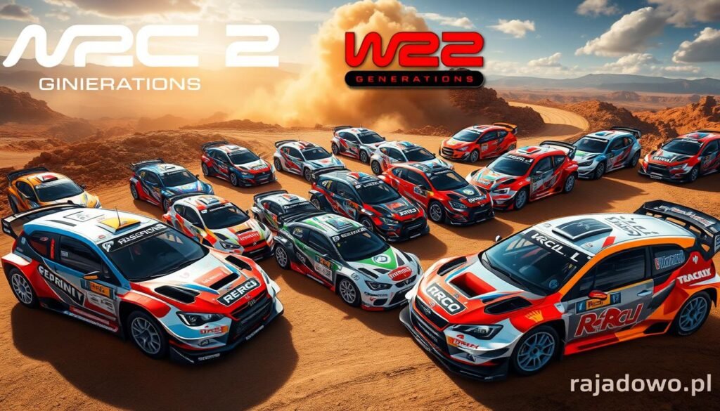 wybór samochodów w WRC Generations 2 wybór samochodów w WRC Generations 2