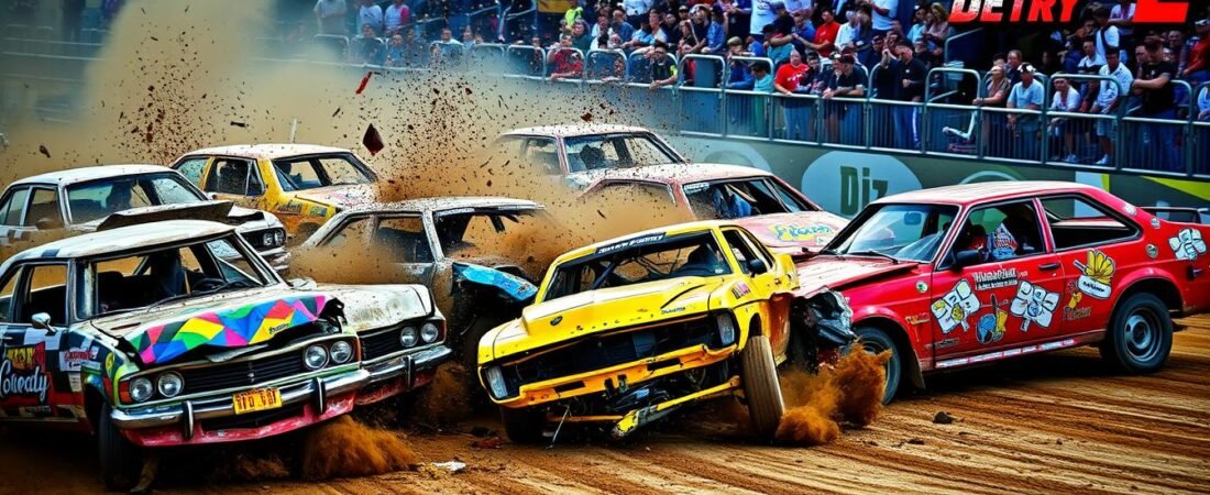 Recenzja gry Destruction Derby 2 – adrenalina i chaos