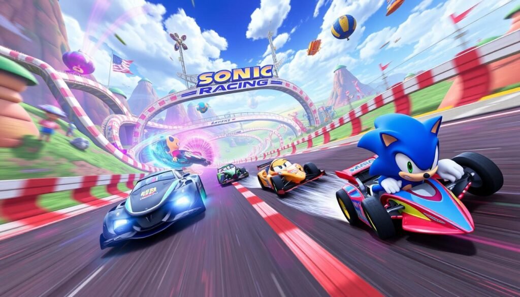 Grafika Team Sonic Racing
