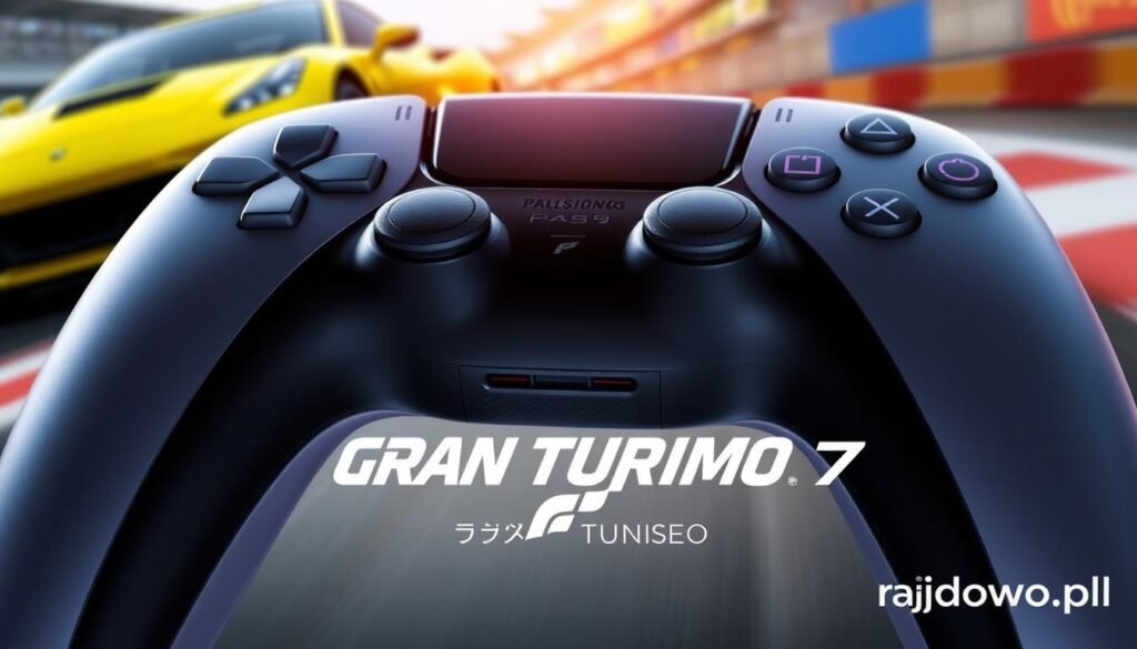 Gran Turismo 7 na PS5 - kontroler DualSense Gran Turismo 7 na PS5 - kontroler DualSense