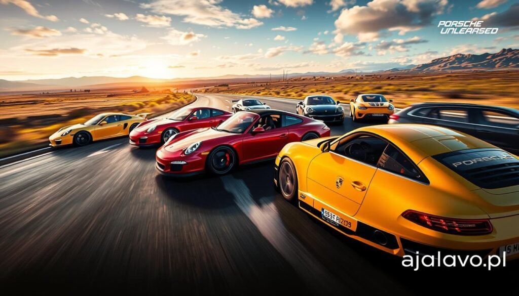flota Porsche w grze Need for Speed: Porsche Unleashed flota Porsche w grze Need for Speed: Porsche Unleashed