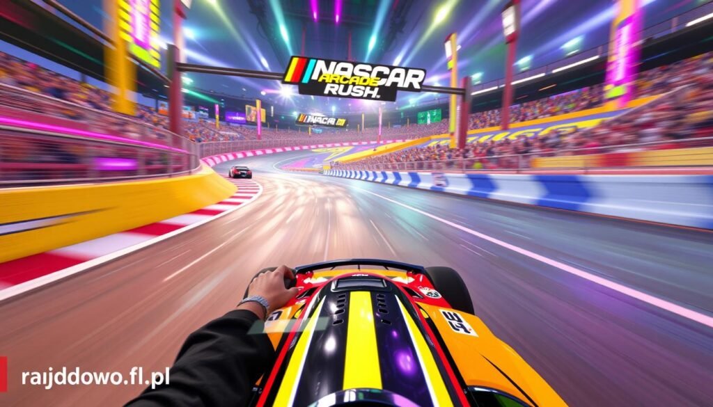 łatwość nauki Nascar Arcade Rush (PS5) łatwość nauki Nascar Arcade Rush (PS5)