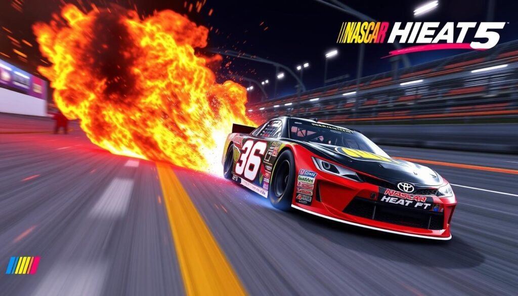 mechanika gry NASCAR Heat 5 mechanika gry NASCAR Heat 5