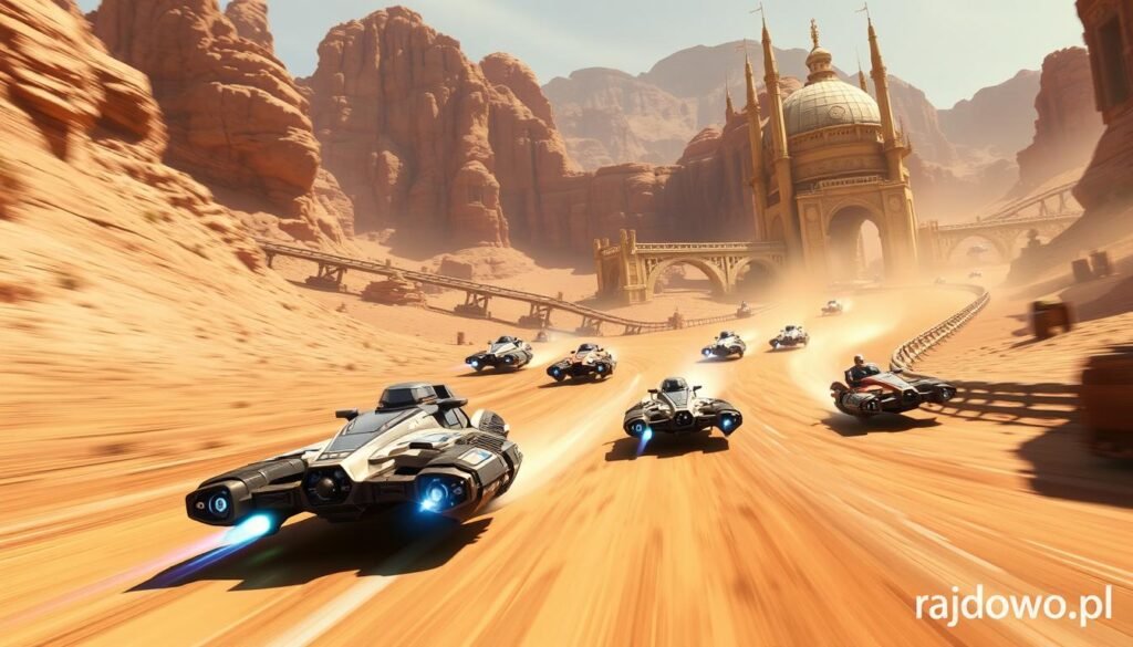 pojazdy i trasy w Star Wars Episode I: Racer
