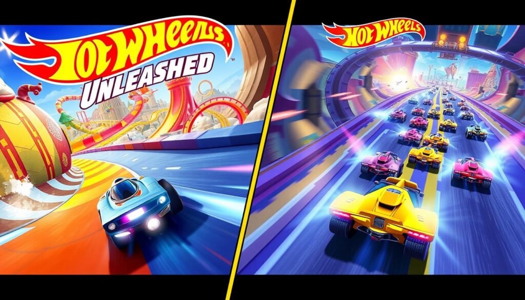 tryb jednoosobowy i tryb wieloosobowy w Hot Wheels Unleashed
