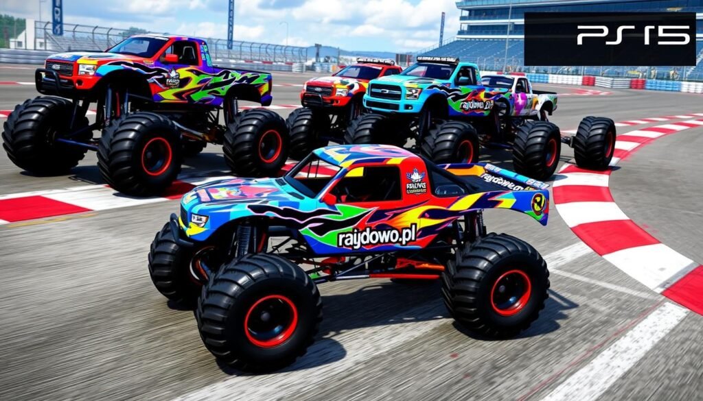personalizacja monster trucków w grze Monster Truck PS5 personalizacja monster trucków w grze Monster Truck PS5