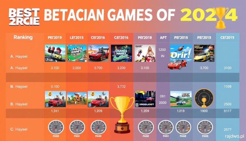 ranking gier wyścigowych 2024 ranking gier wyścigowych 2024