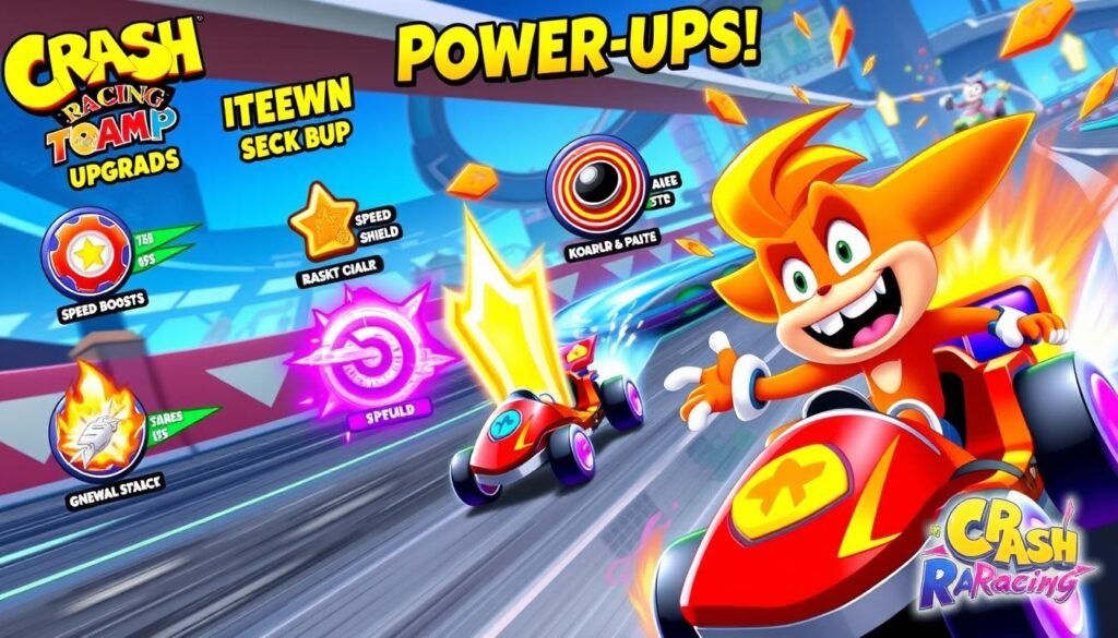 ulepszenia w Crash Team Racing