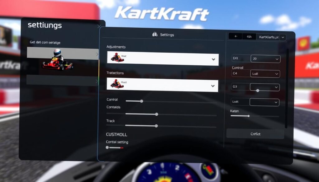 ustawienia w KartKraft ustawienia w KartKraft