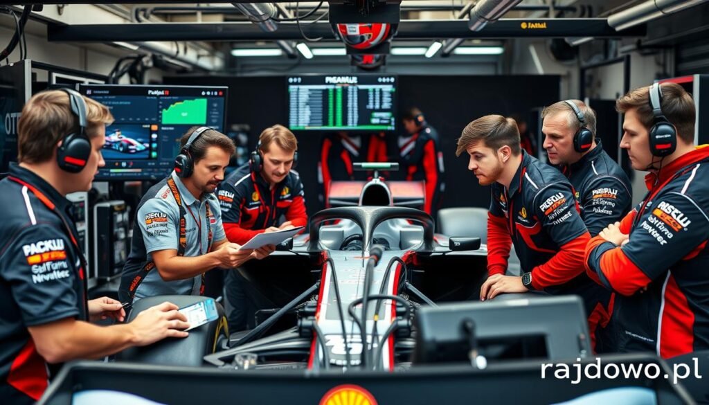 zarządzanie zespołem F1