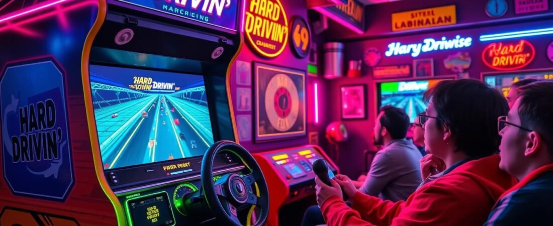 Wspominki z Hard Drivin’ – Klasyka Gier Wyścigowych