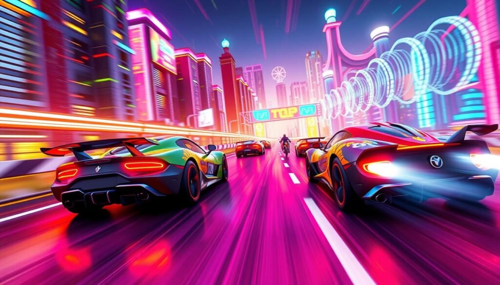 Virtua Racing grafika i dźwięk