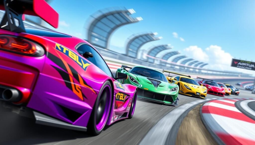 modele samochodów w Virtua Racing
