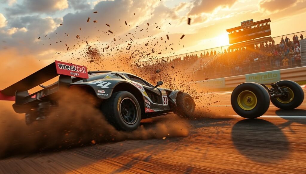 full-contact racing physics