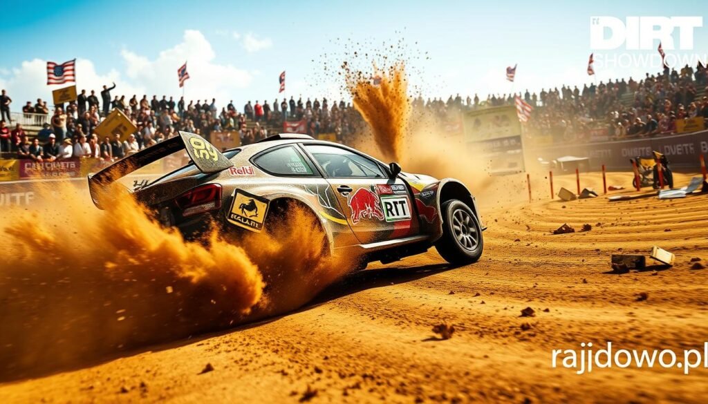 mechanika jazdy dirt showdown